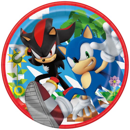 7" Sonic the Hedgehog™ Plates, 8ct.